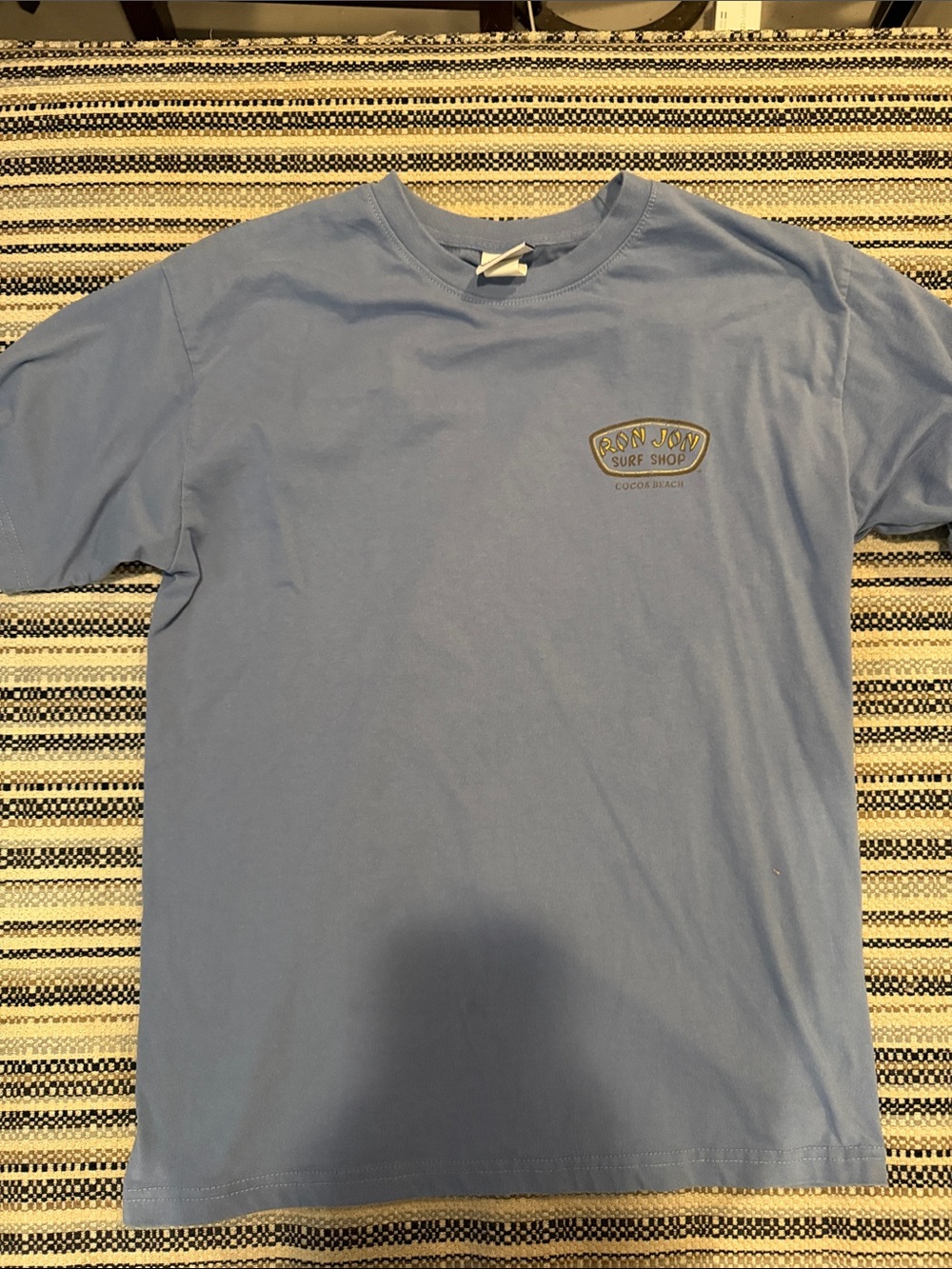 Pan-joy Surf Shop Light Blue Short Sleeve Tee
